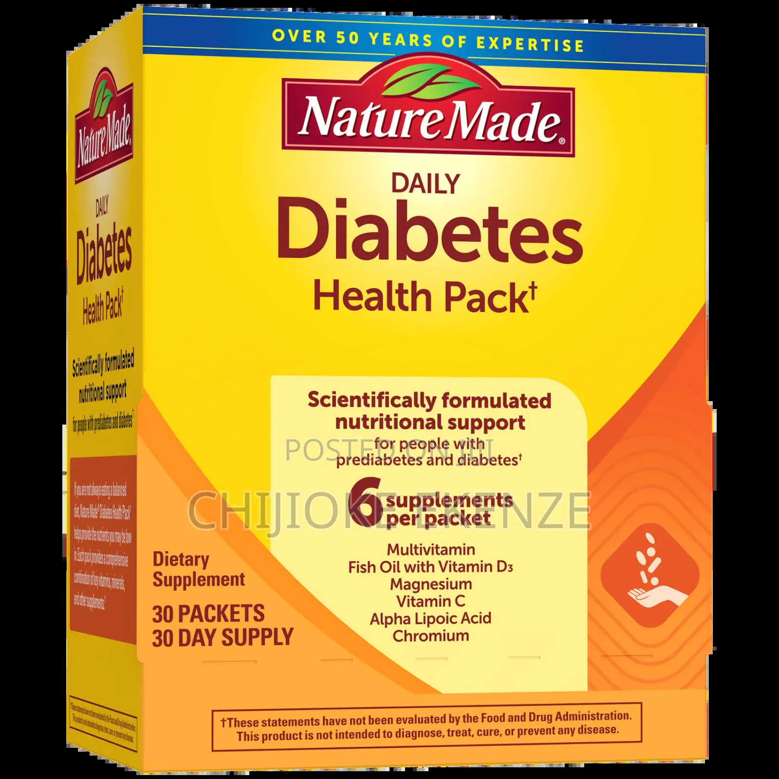 Nature Made Diabete Health Pack X 60