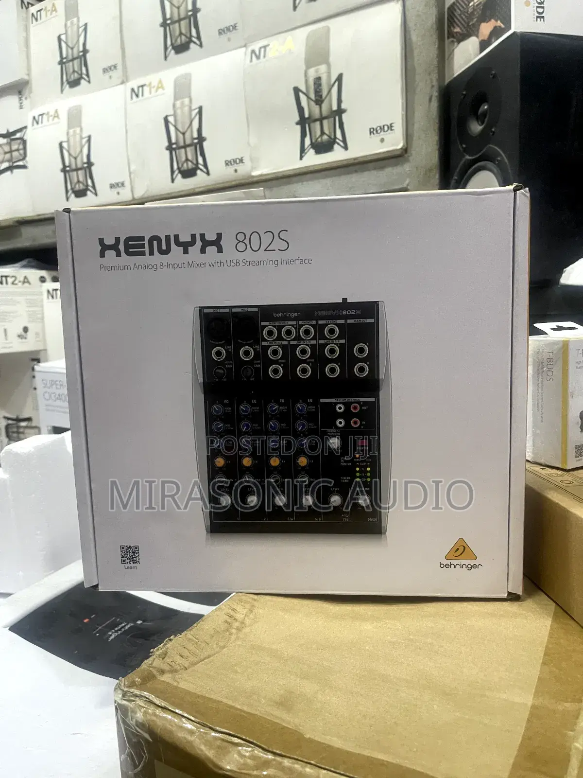Behringer Xenyx Analog Music Mixer With USB Interface