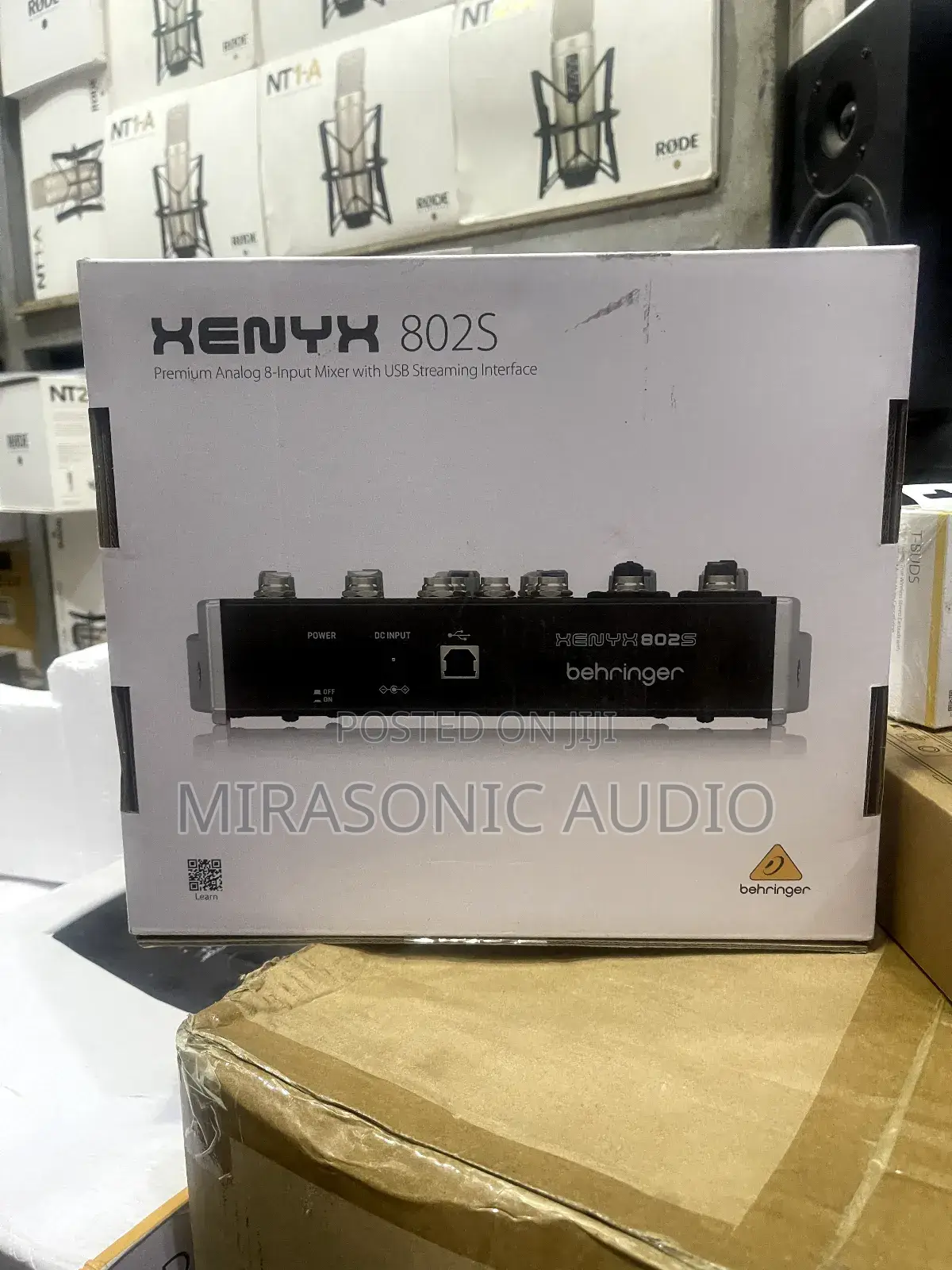 Behringer Xenyx Analog Music Mixer With USB Interface