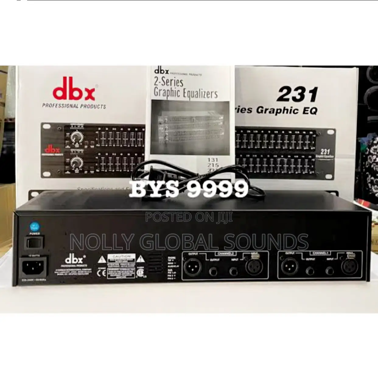 DBX 1231 Dual-channel, 31-band Graphic Equalizer, Black
