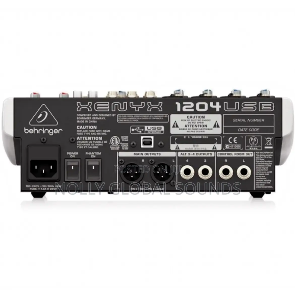 Behringer Xenyx 1204USB Mixer With USB