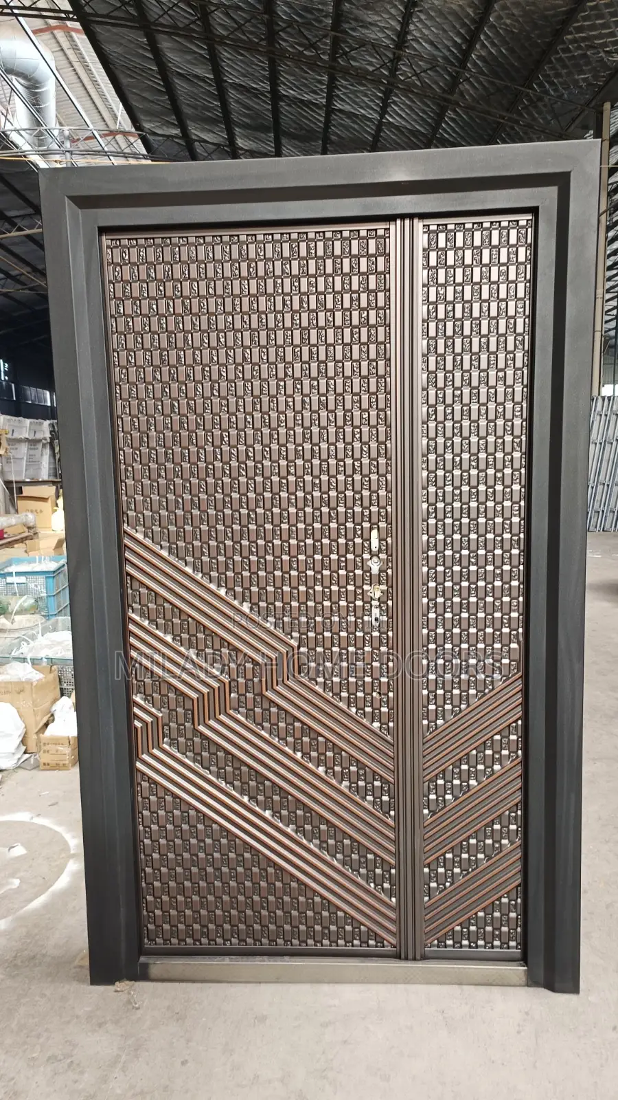 4ft Copper Security Entrance Door (A040)