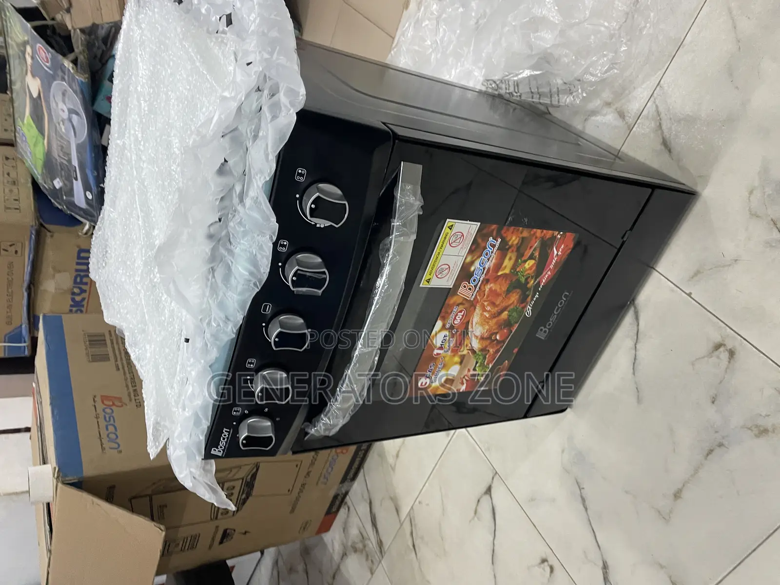 Adjustable Boscon 3+1 Gas Cooker (BOS-GSS500)