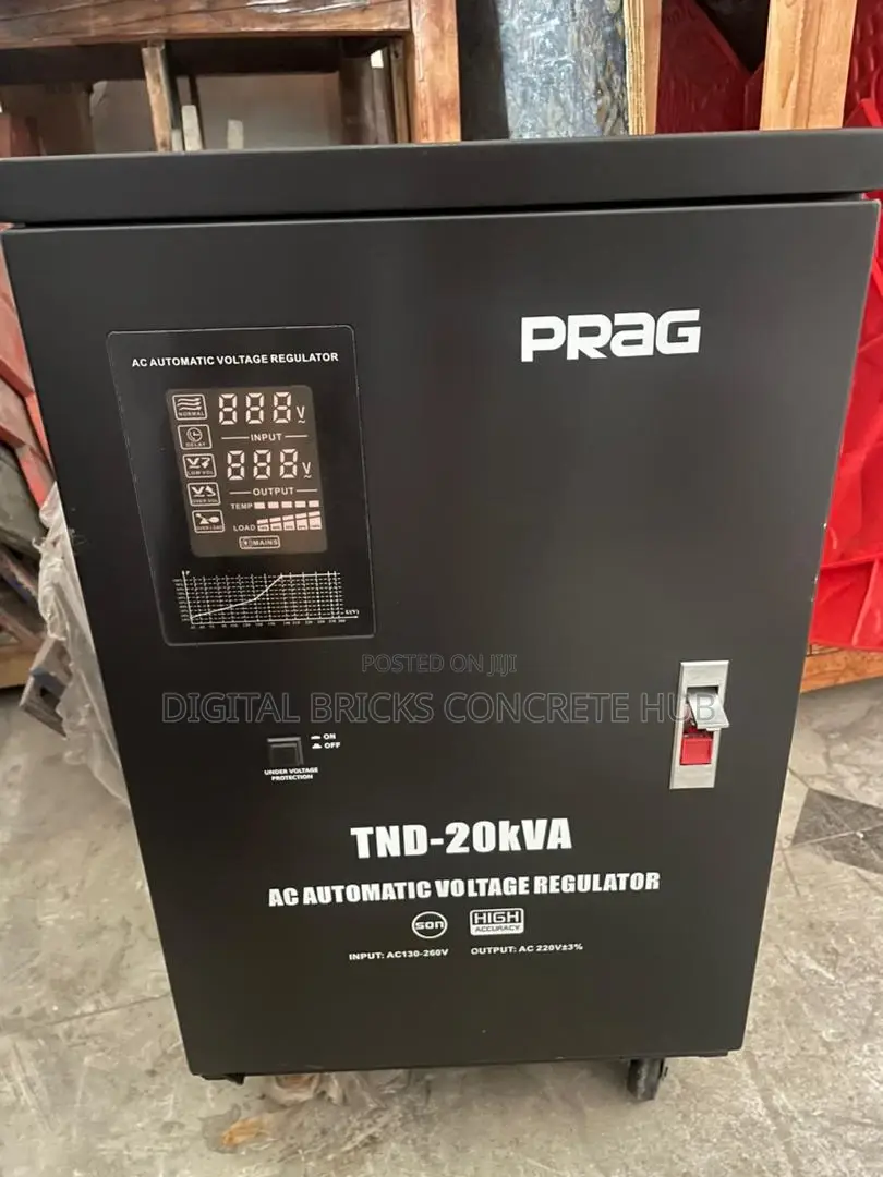 New Prag-TND-20kva, Servo Automatic . (130-260v)