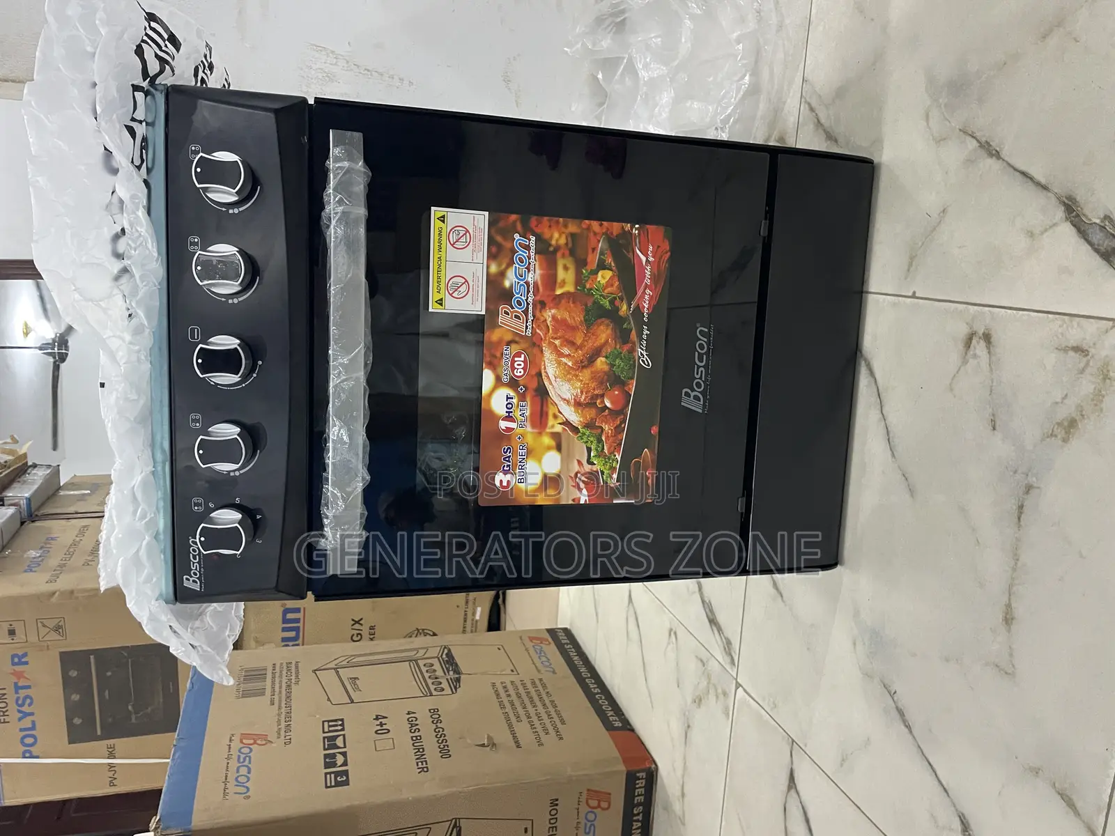 Flame Failure Boscon 3+1 Gas Cooker (BOS-GSS500)