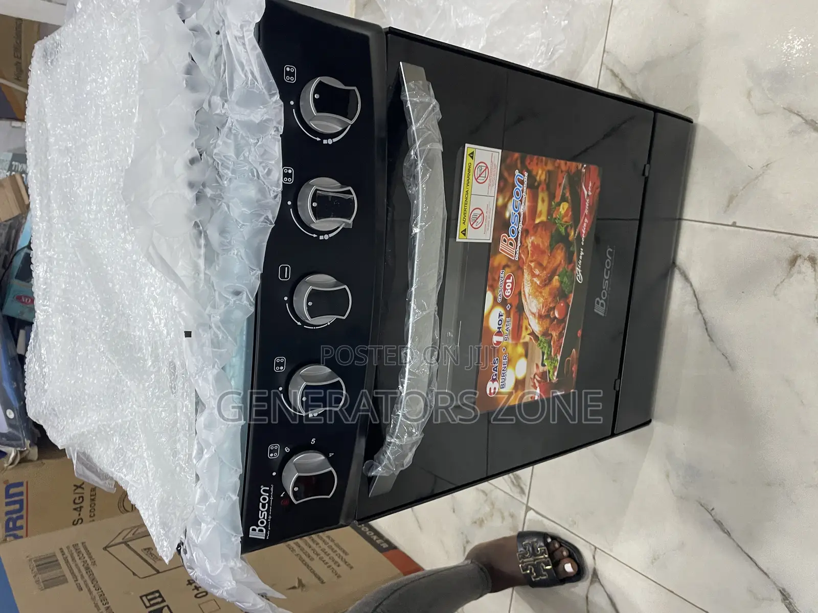 Broil Boscon 3+1 Gas Cooker (BOS-GSS500)