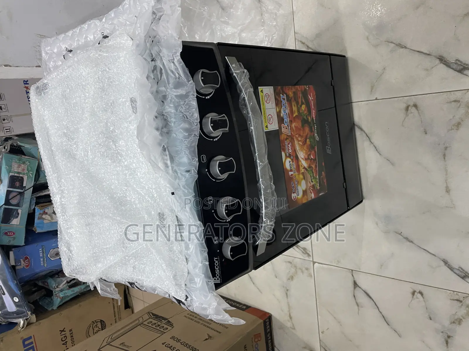 The Multi-Burner Boscon 3+1 Gas Cooker (BOS-GSS500)