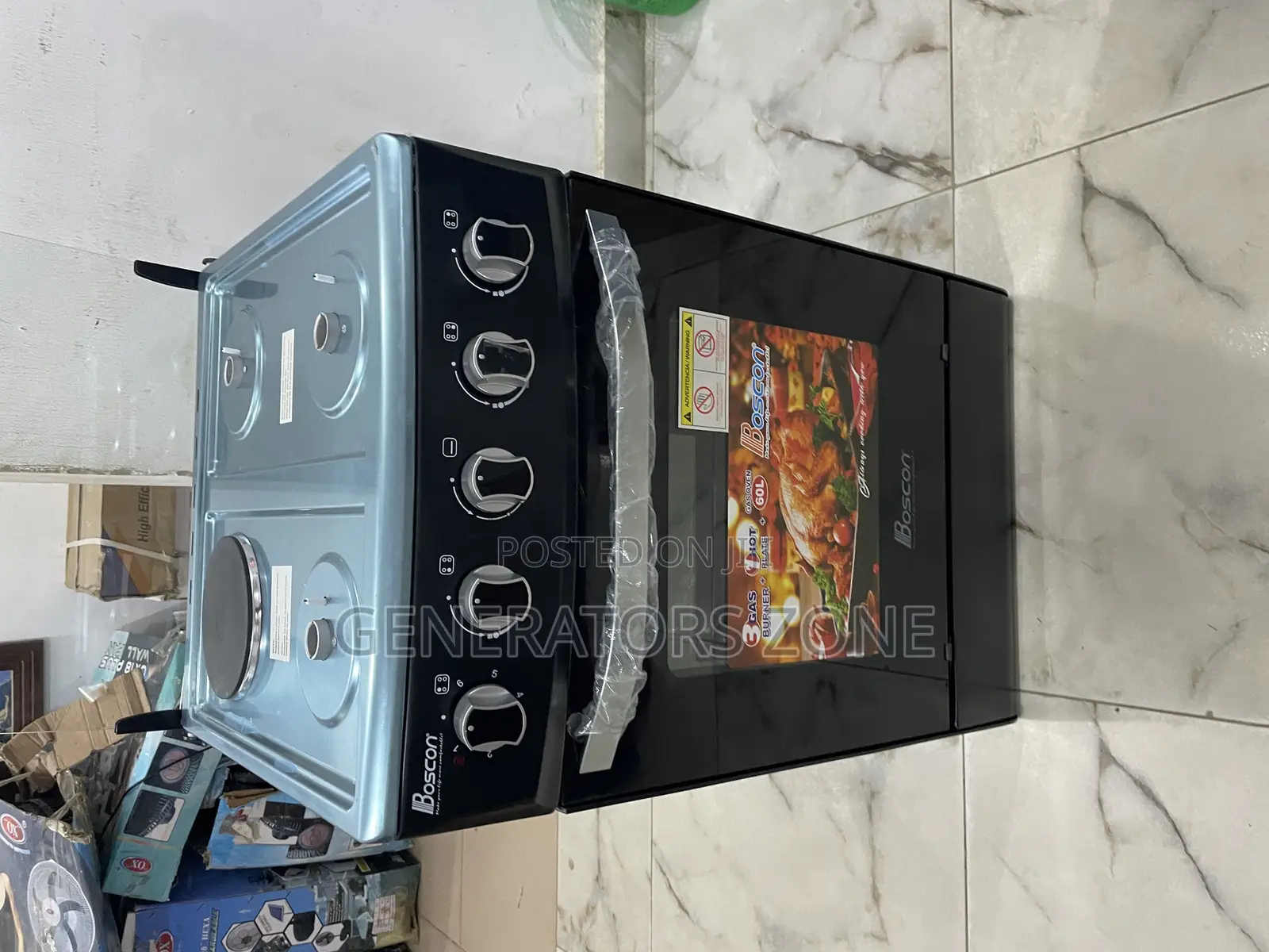 Continuous Grates Boscon 3+1 Gas Cooker (BOS-GSS500)