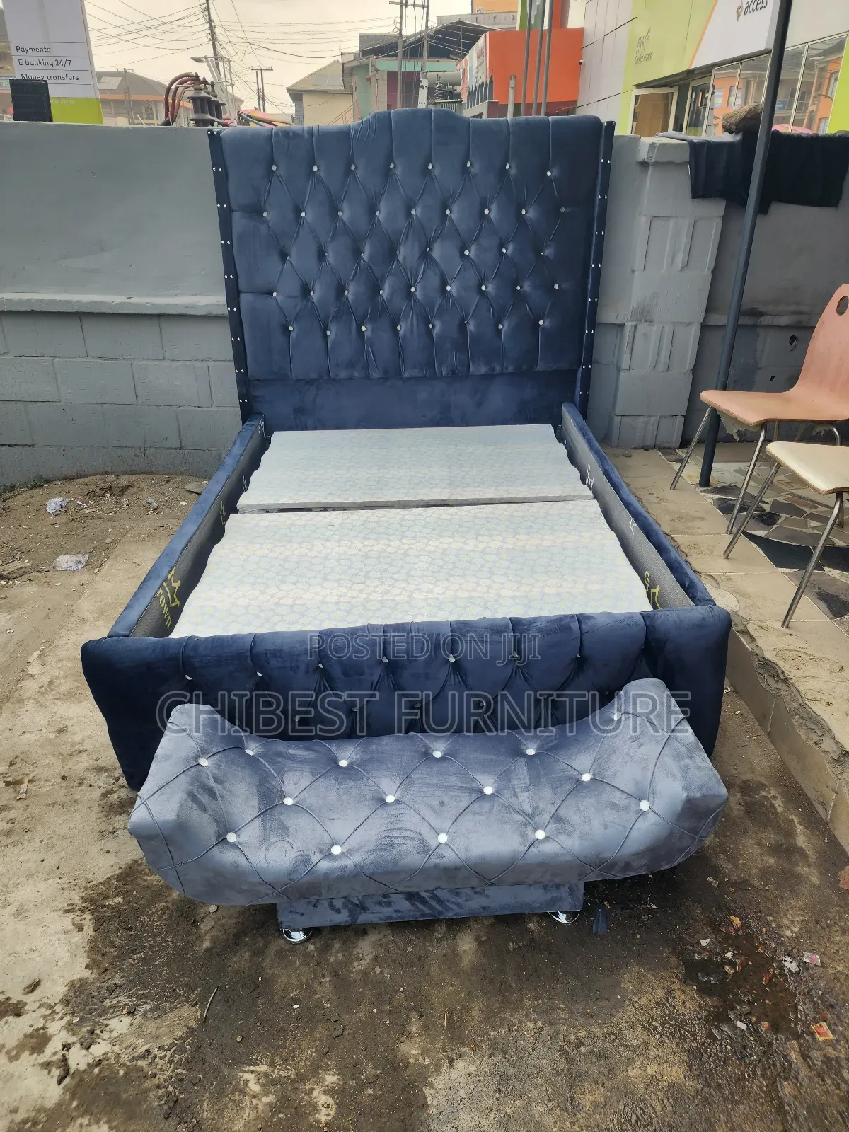 Quality Queen Size Bed Frame With Footrest.