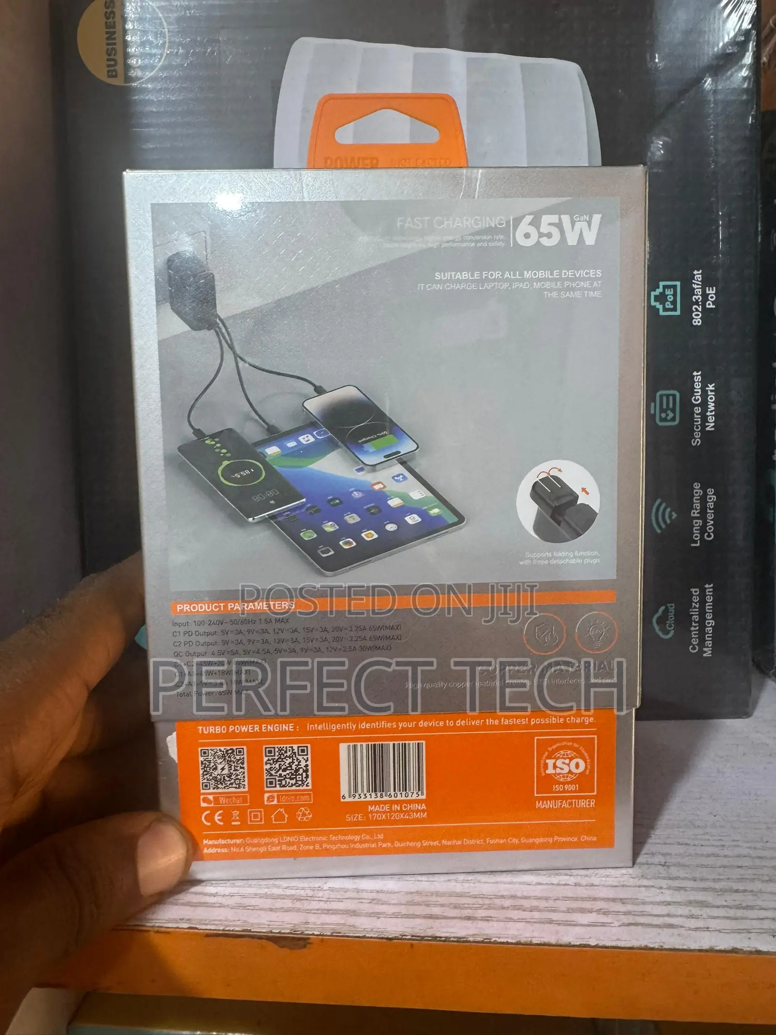 LDNIO 65w Super Fast Adapter With Double Type-C Port Usb