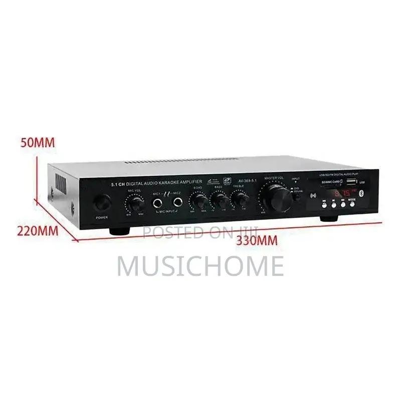 Portable Powerful Ceiling/Wall Speaker Amp With Bluetooth
