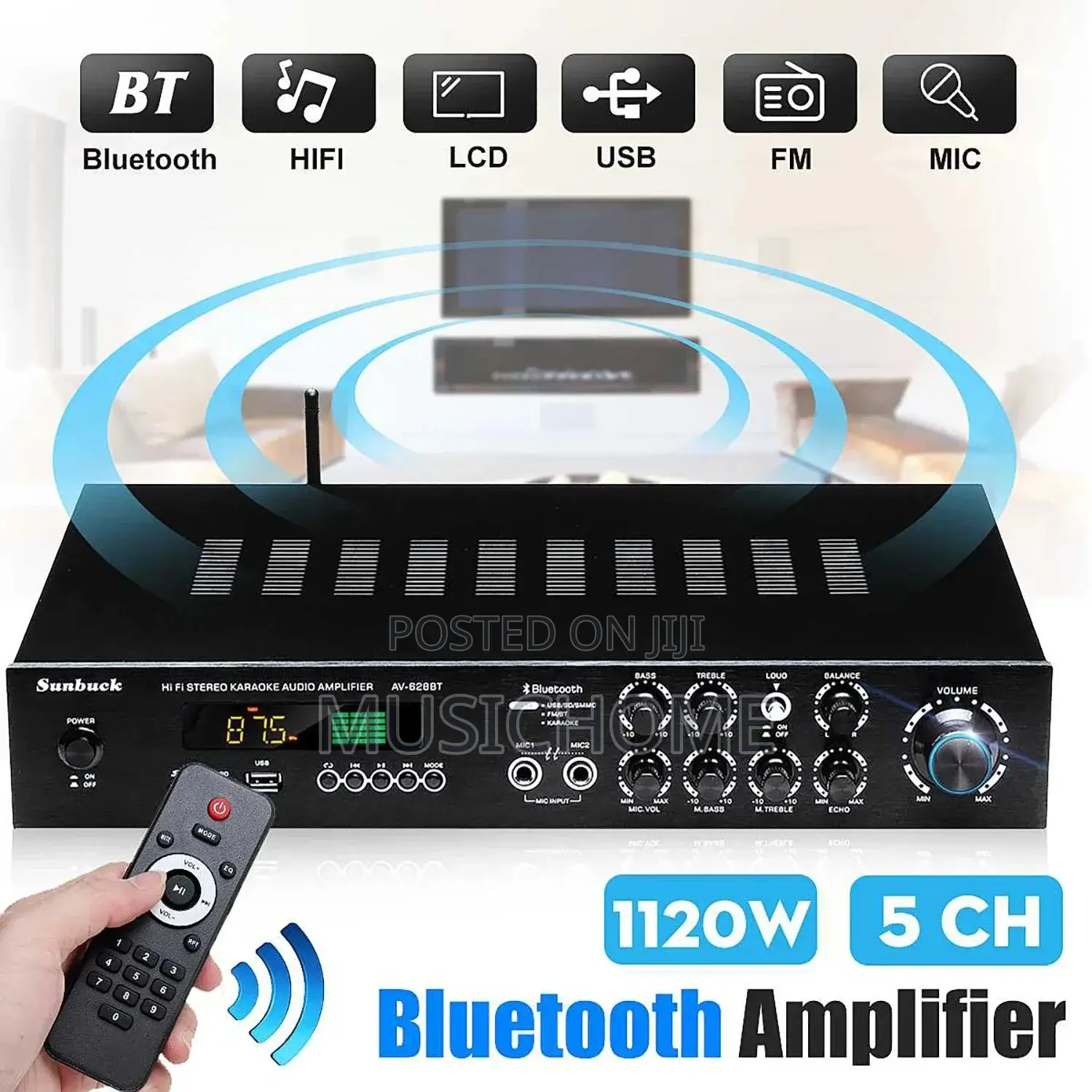 Wall Speaker Bluetooth Amplifier