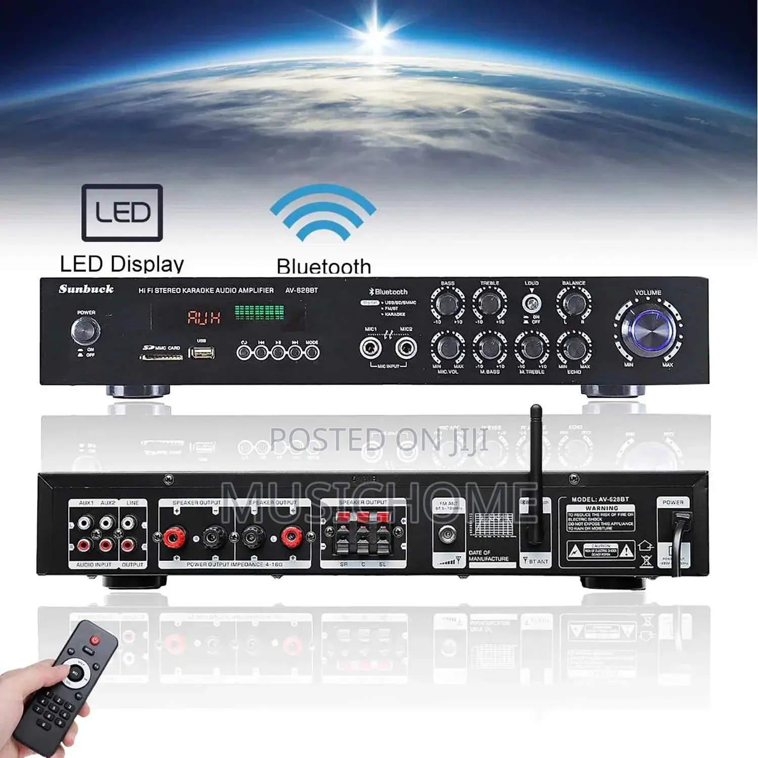 Wall Speaker Bluetooth Amplifier