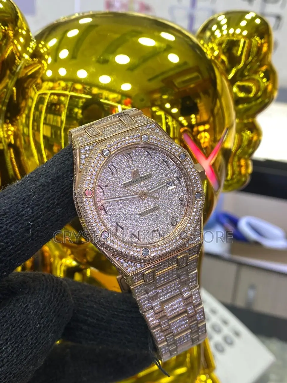 Audemars Piguet Quality Luxury Men Chain Strap Wristwatch