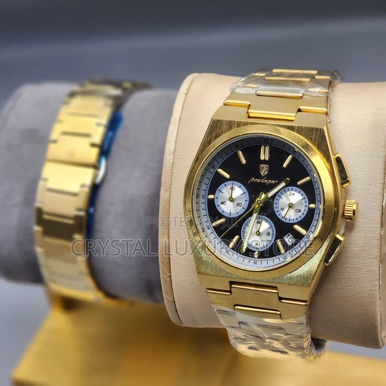 Poedagar Quality Men Chain Strap Wristwatch
