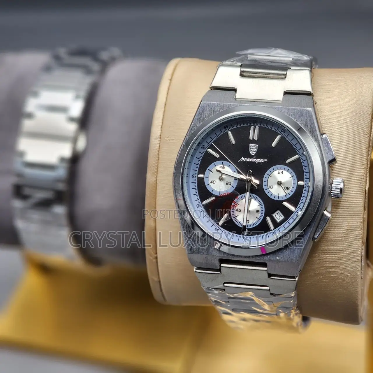 Poedagar Quality Men Chain Strap Wristwatch