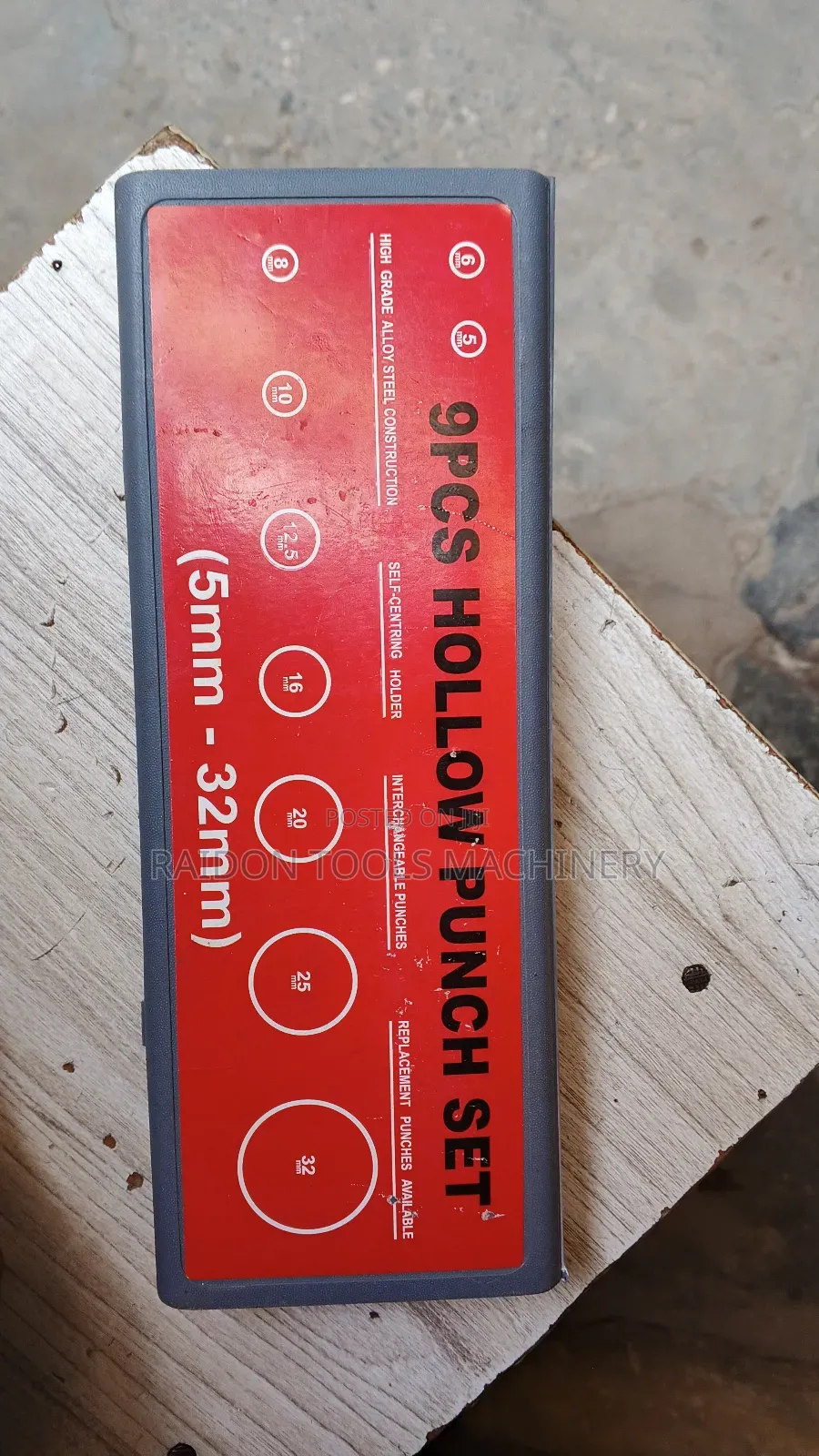 Set of Holes Punch 5mm--32mm