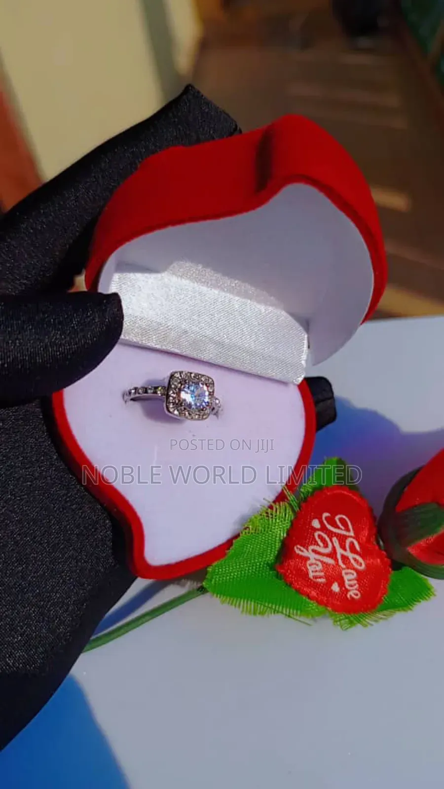 Silver Colour Engagement Rings 6b