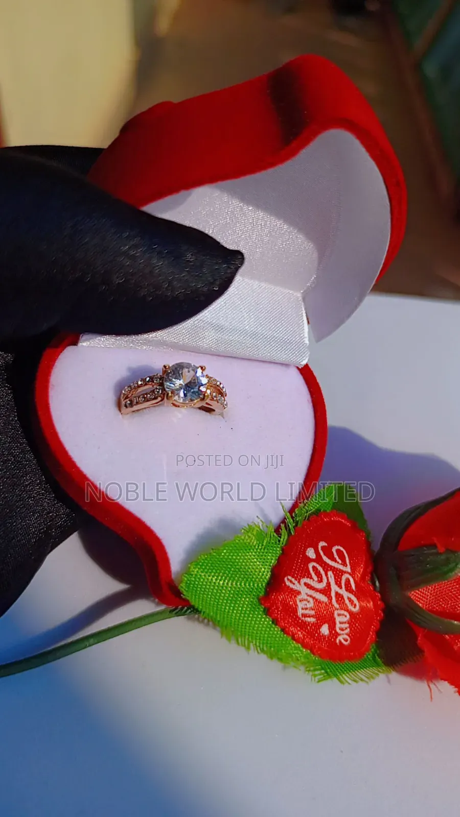Gold Colour Engagement Rings 6j