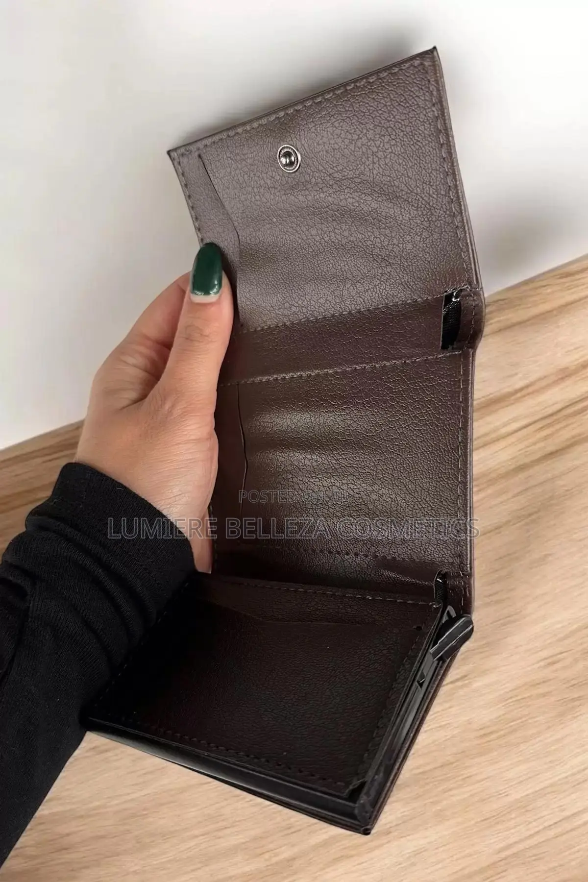 Black Color Automatic Wallet/Card Holder