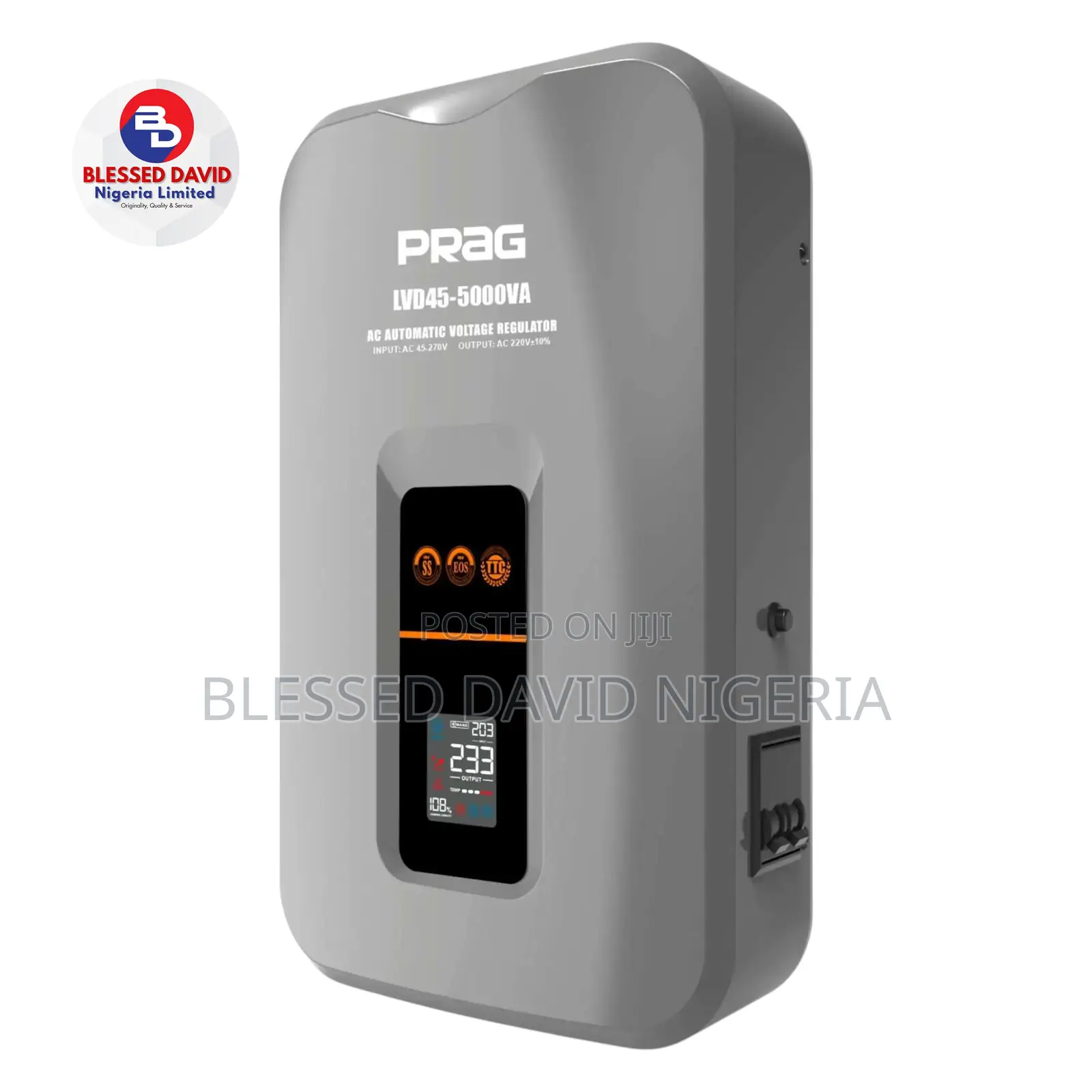 Prag 5kva Relay 45-270v Wall Voltage Stabilizer