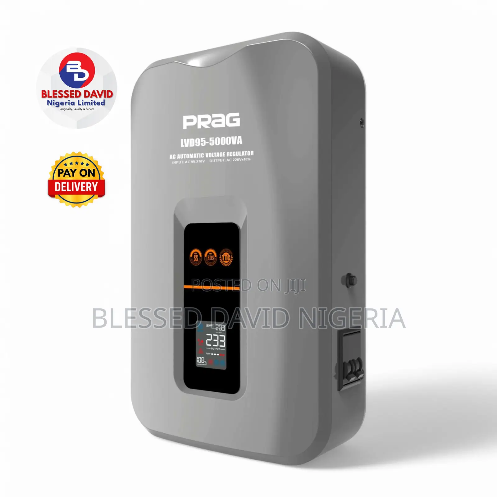 Prag 5kva Relay 95-270v Wall Voltage Stabilizer