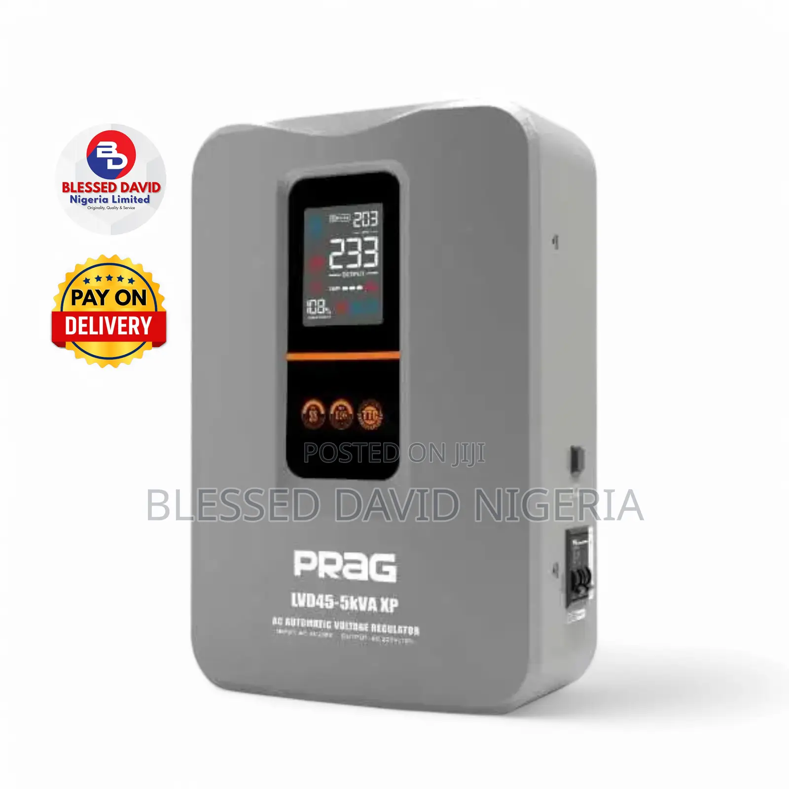 Prag 5KVA Relay XTRA Power Voltage Stabilizer (45-280v) LVD4