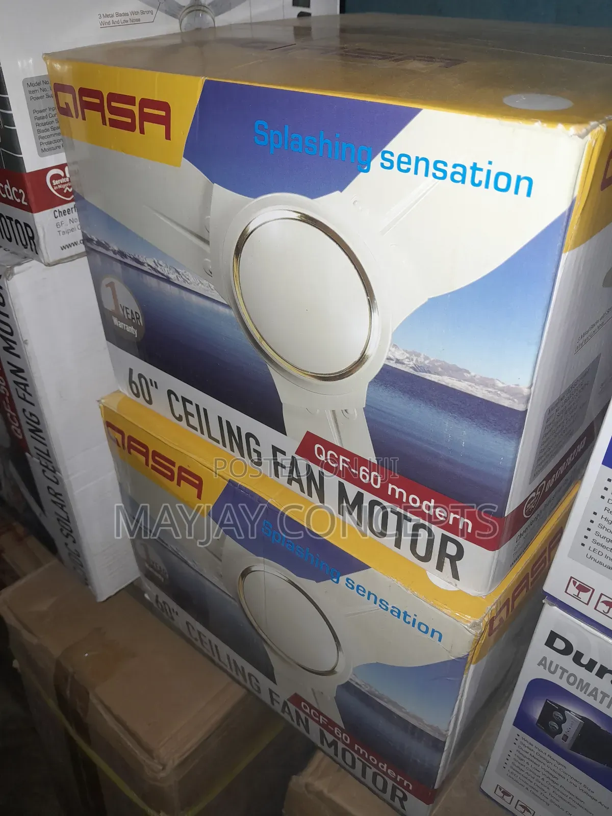 Qasa 60-Inch Electric Ceiling Fan- QCF-60modern