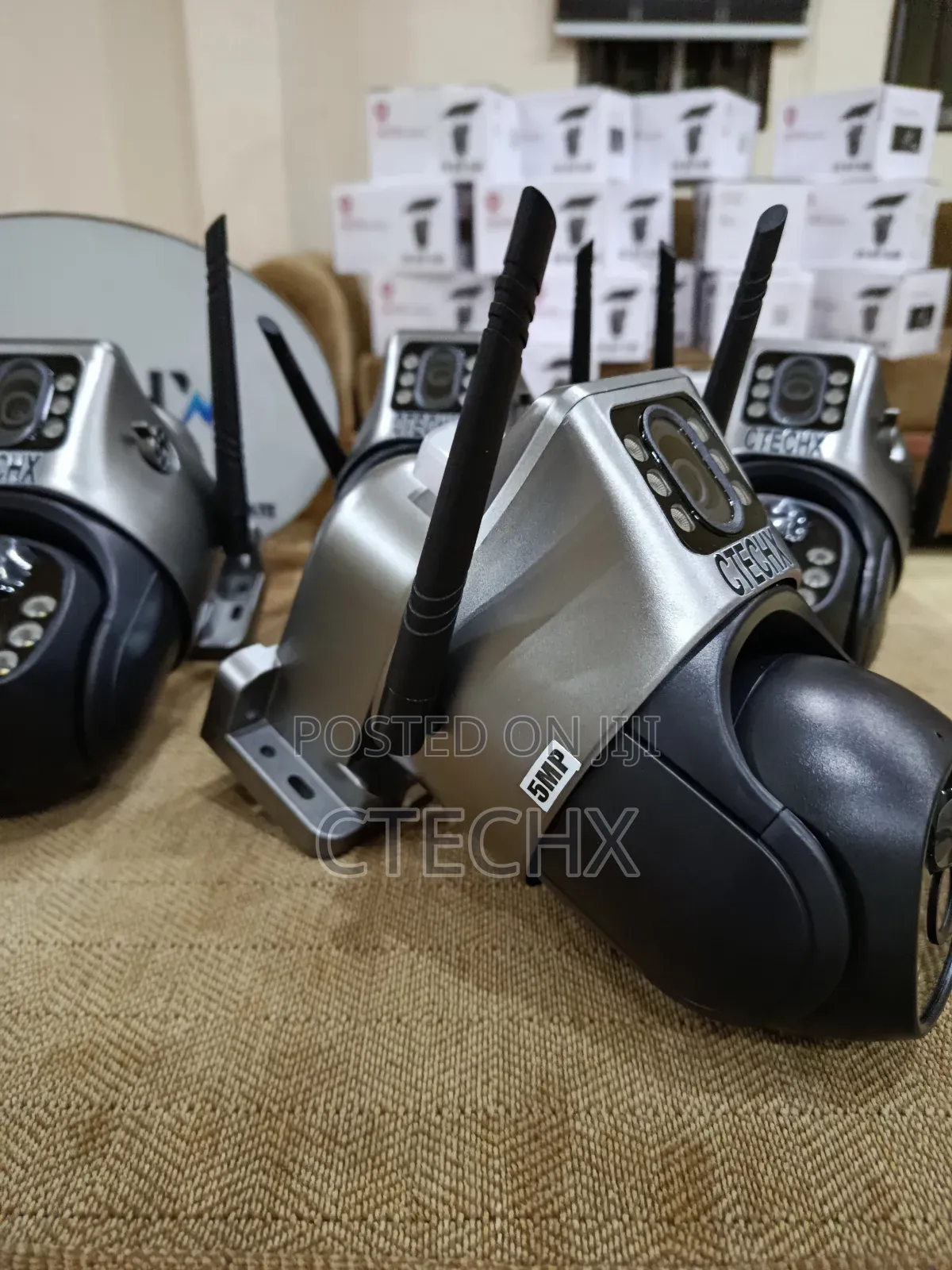 Ctechx 5mp 4g Dual Lens Solar Smart PTZ Camera
