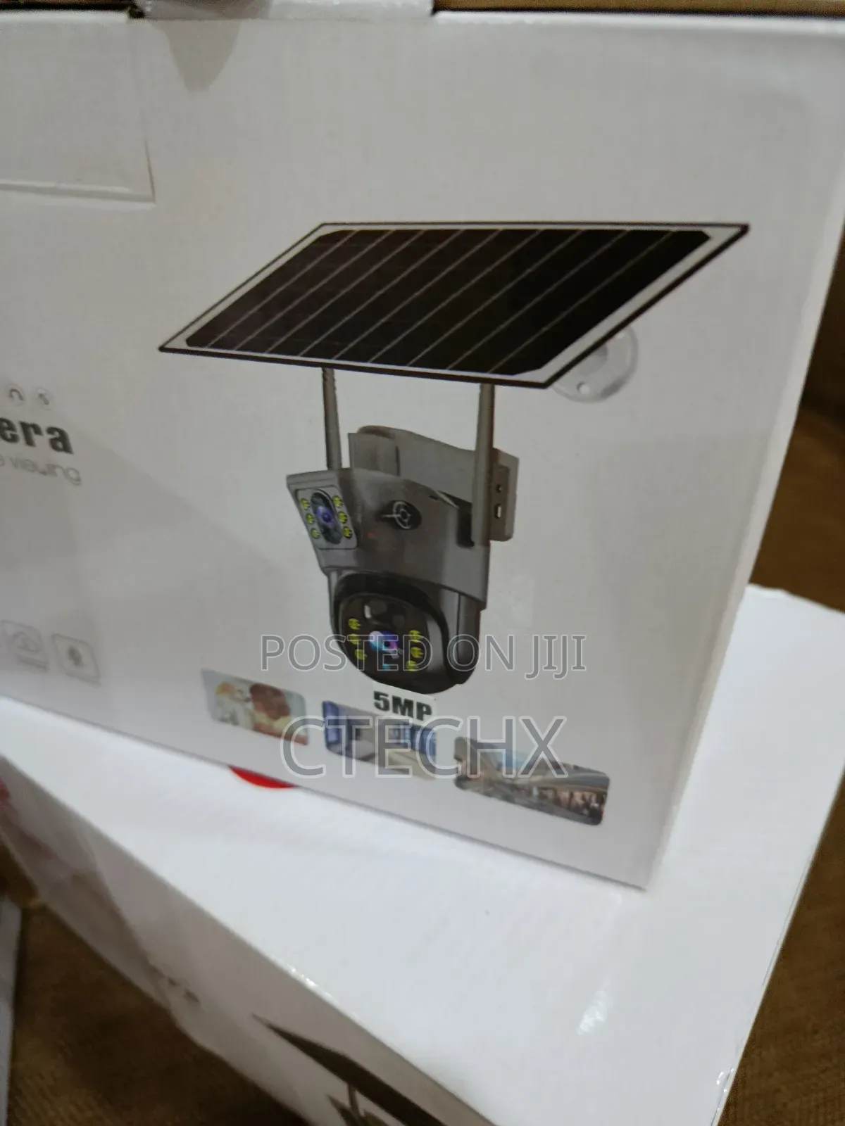 Ctechx 5mp 4g Dual Lens Solar Smart PTZ Camera