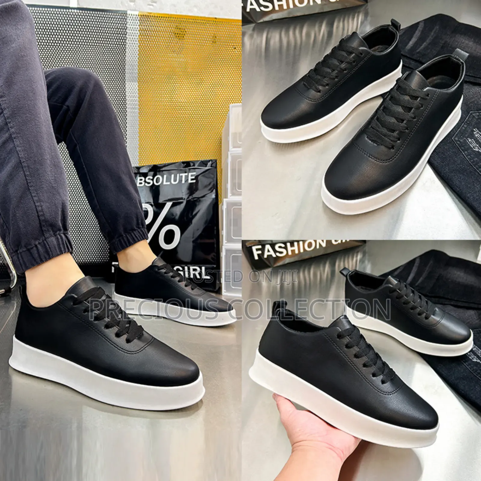 Men's Fashion Mate Leather Lace Shoes