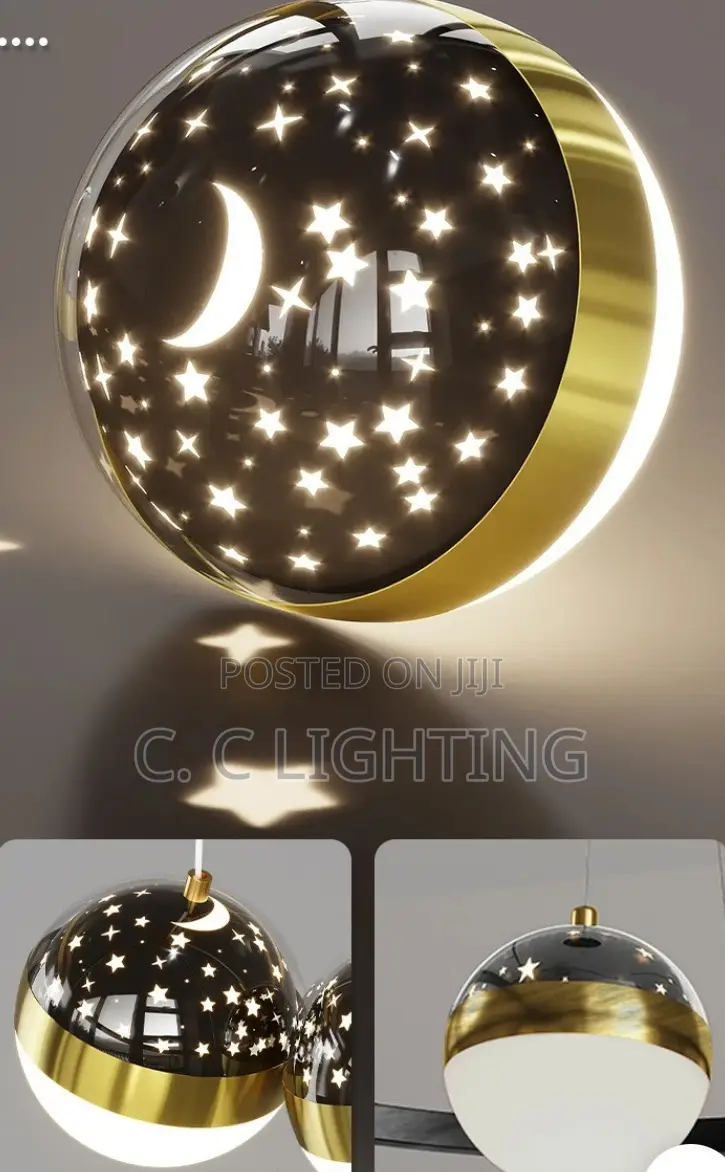Modern Led Pendant Light Nordic Black Golden Chandelier