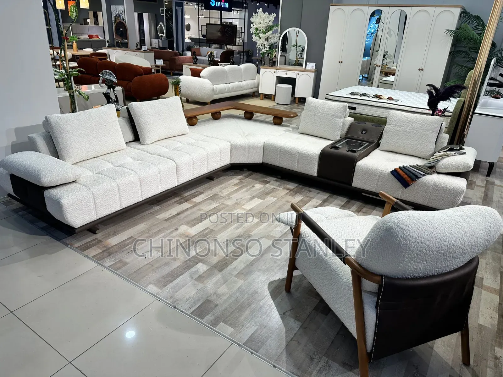 Turkish Fabric Sofa Set