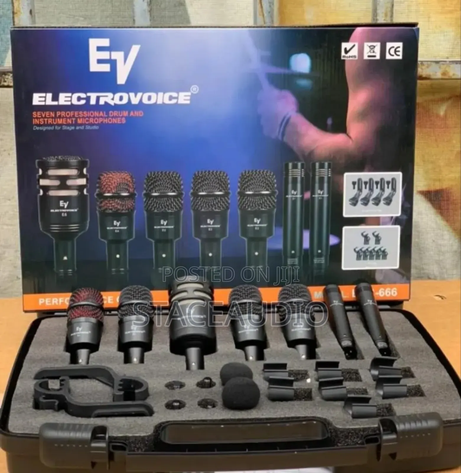 Electrovoice 7pcs Drum Microphone