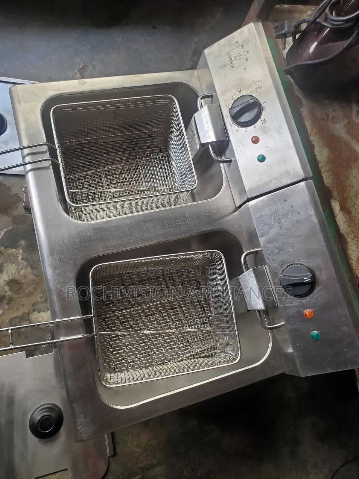 Industrial Double Deep Fryer Heavy-Duty Electric Deep Fryer