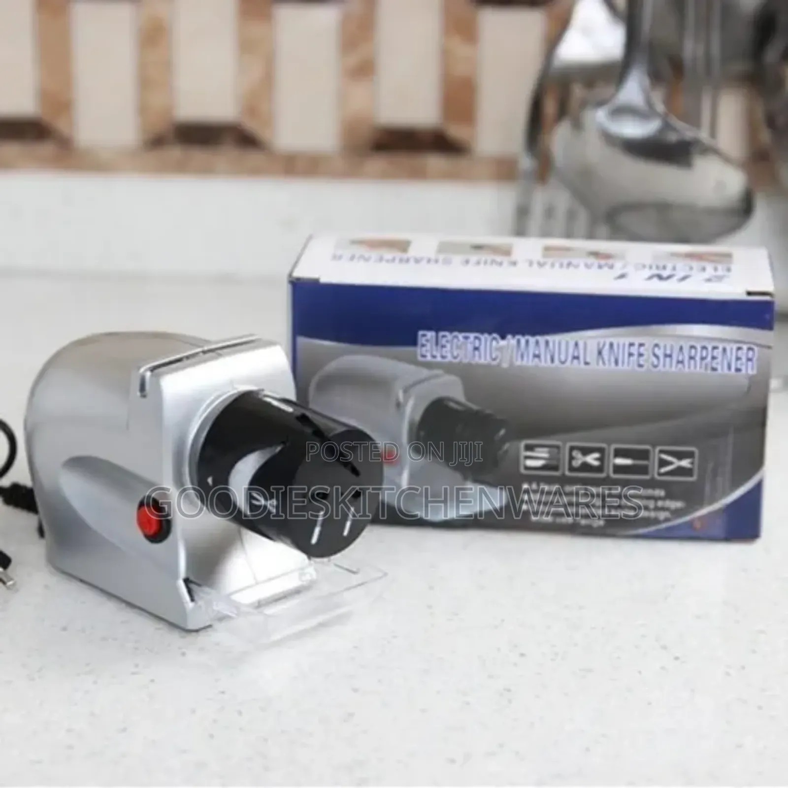 2 in 1 Electric and Manual Knife Sharpener