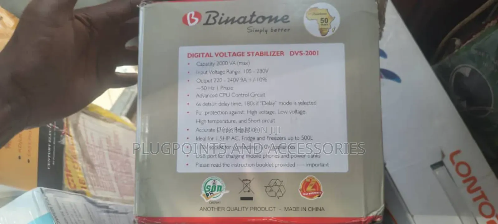 Binatone 2000w Stabilizer Clearance Sales