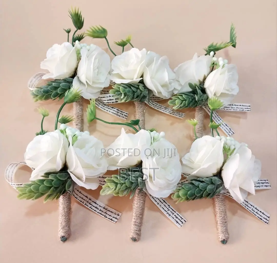 Foreign Bukey Rose Flower for Suit Lapel