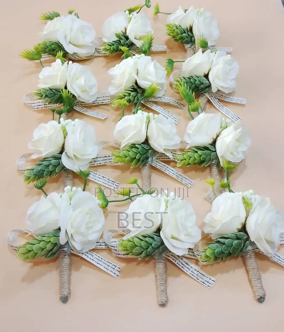 Foreign Bukey Rose Flower for Suit Lapel