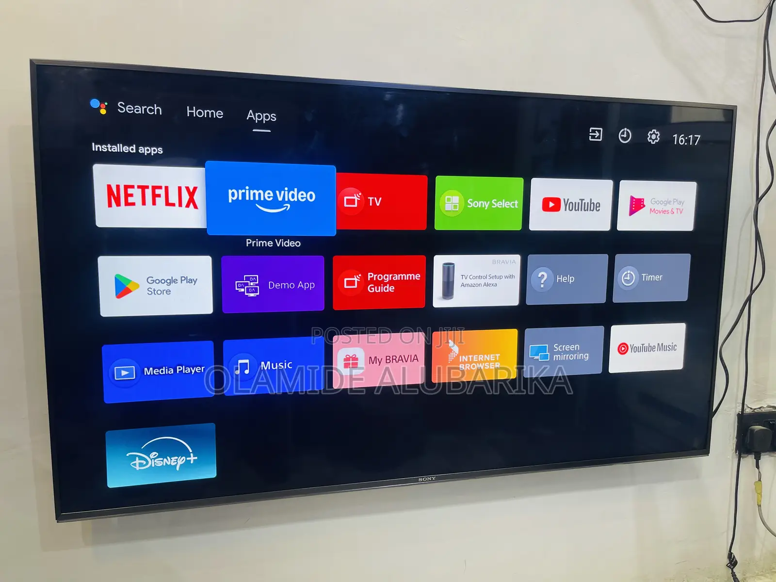 Sony Bravia 49” Android Smart Ultra HDR Bluetooth Tv