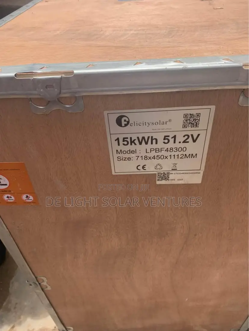 Felicity Lithium Battery 15kwh 51.2v