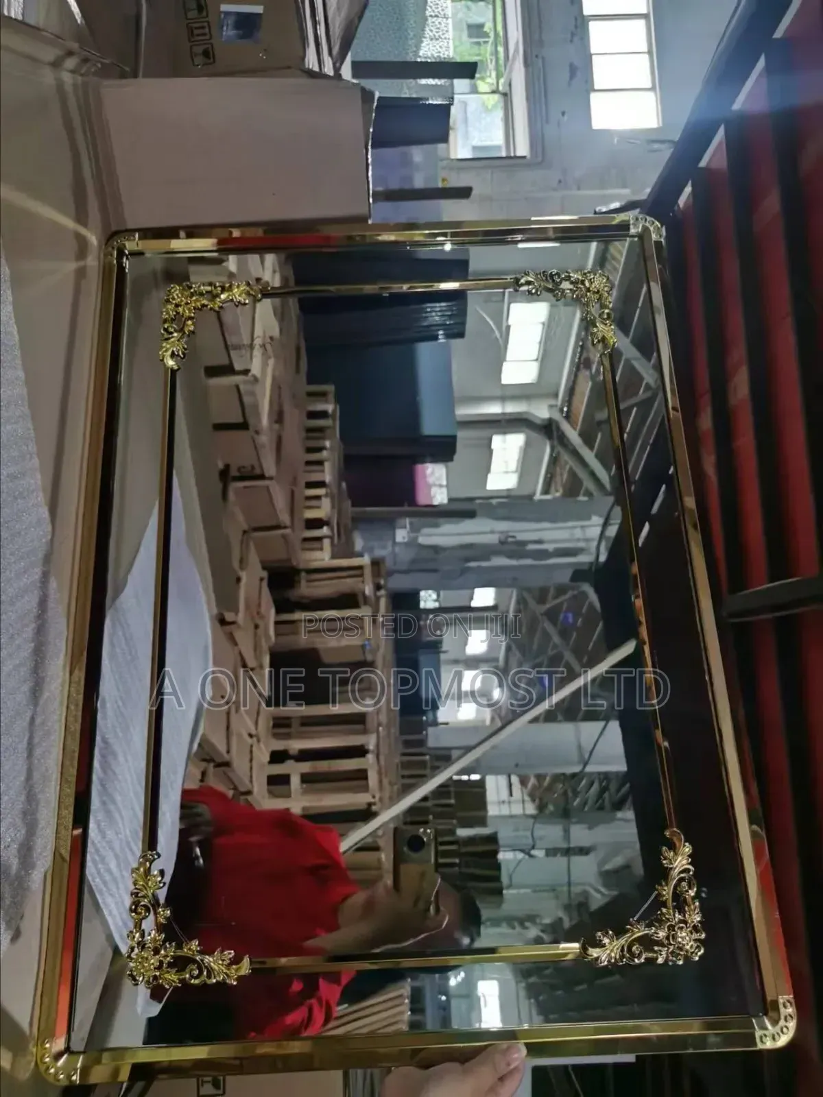 Gold Crest Mirror (80 by 60cm)