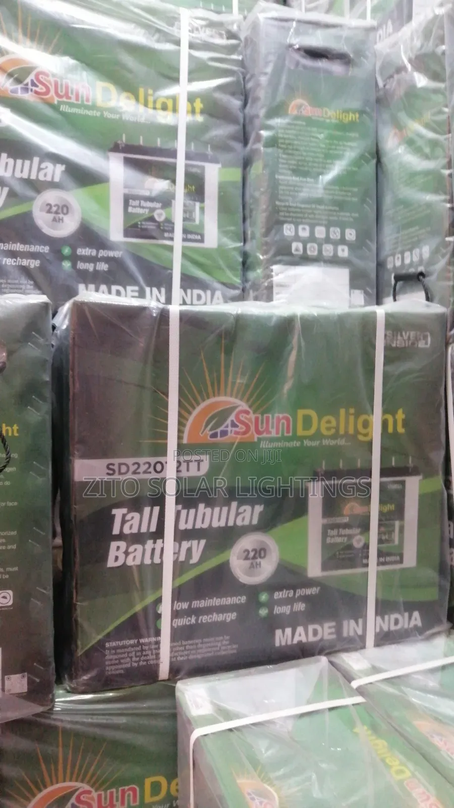 220/240ahms Solar Tubular Battery
