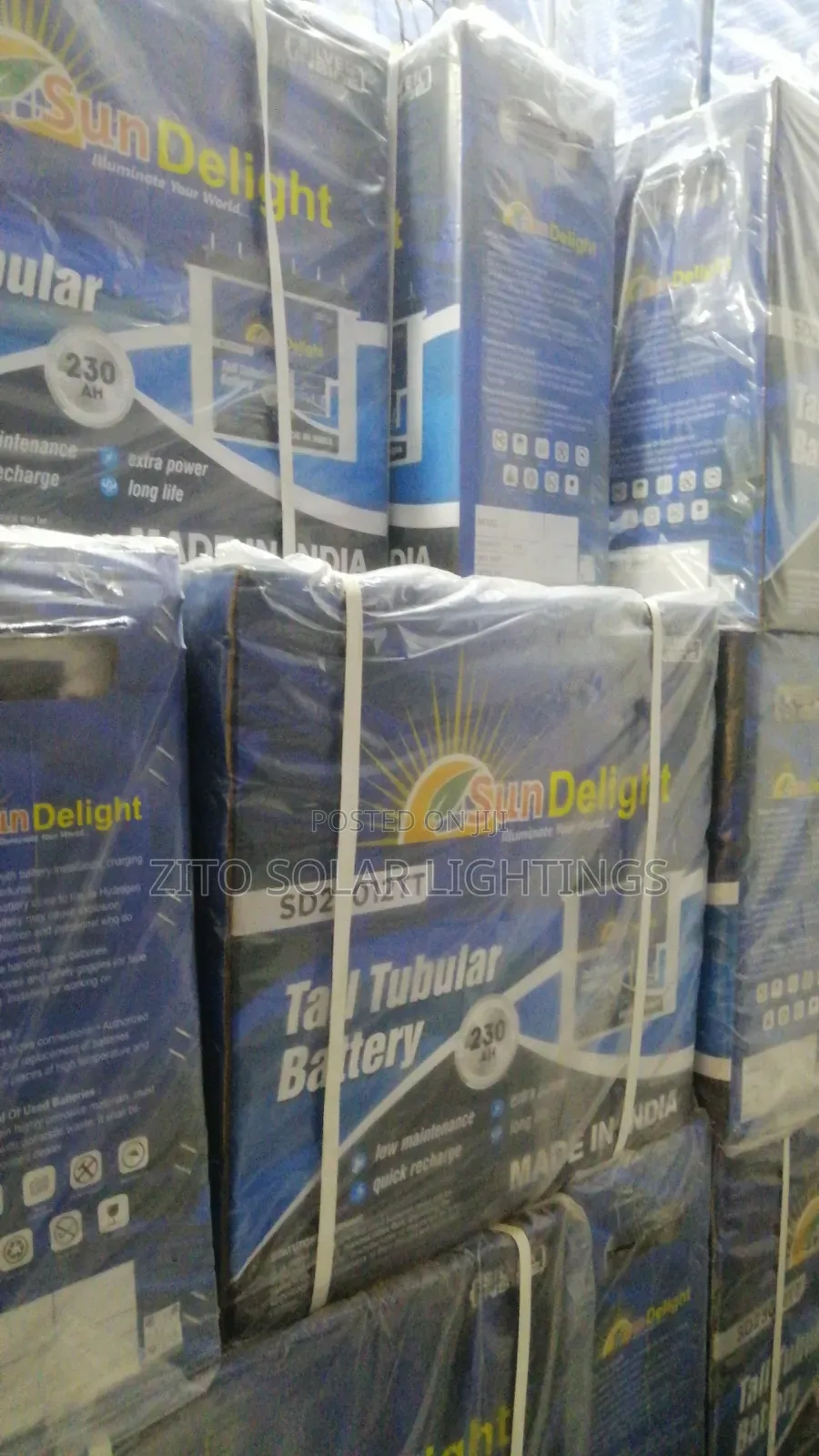 220/240ahms Solar Tubular Battery
