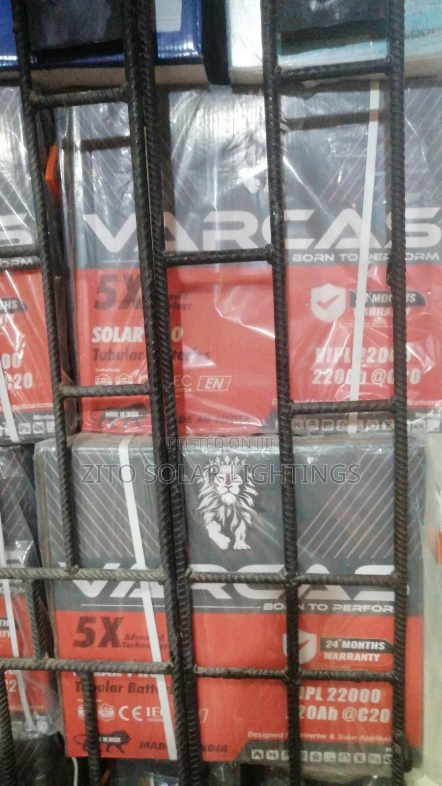 220/240ahms Solar Tubular Battery