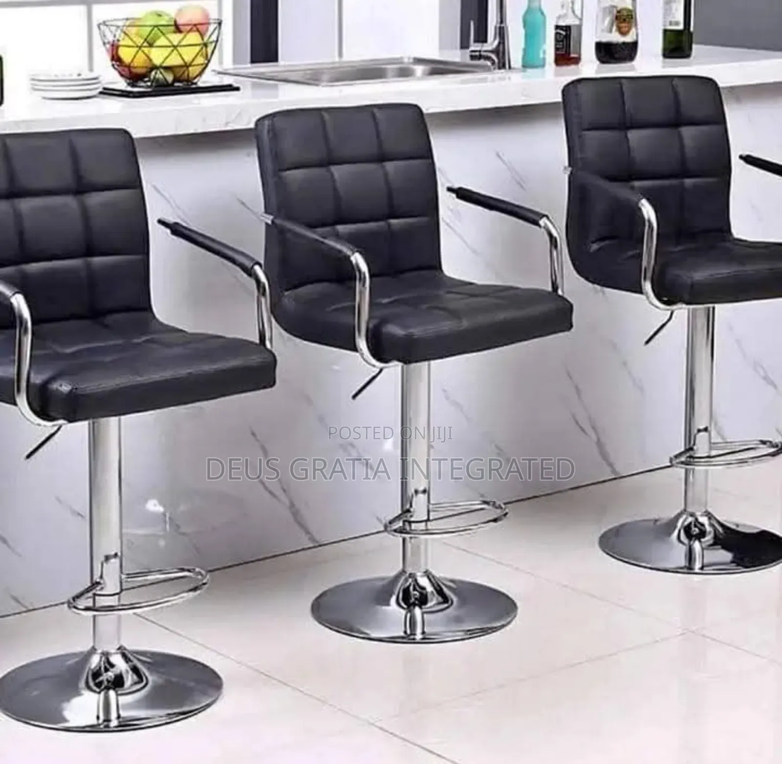 Bar Stool Gold Steel