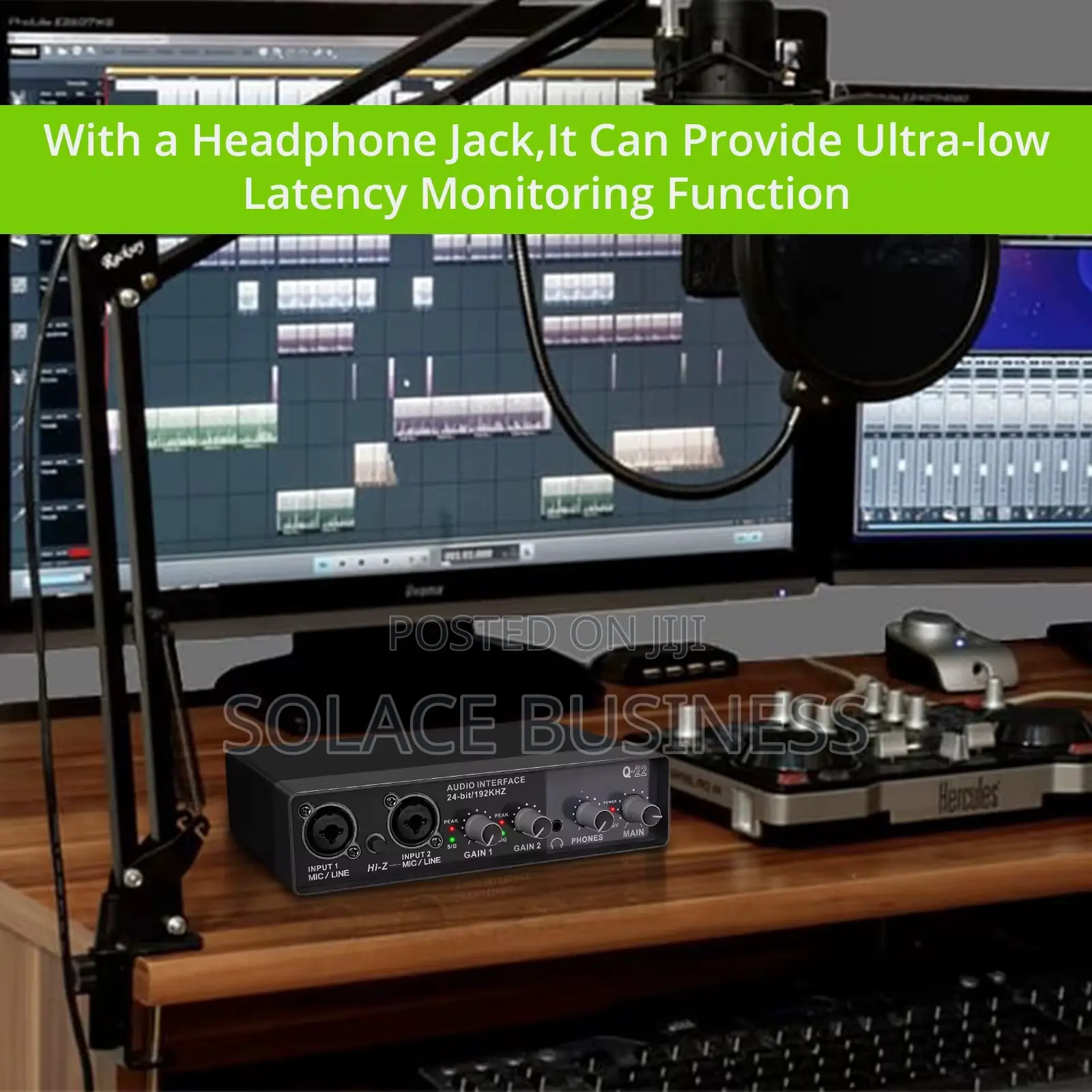 Xtuga E22 Audio Interface 2 Input 2 Output Soundcard