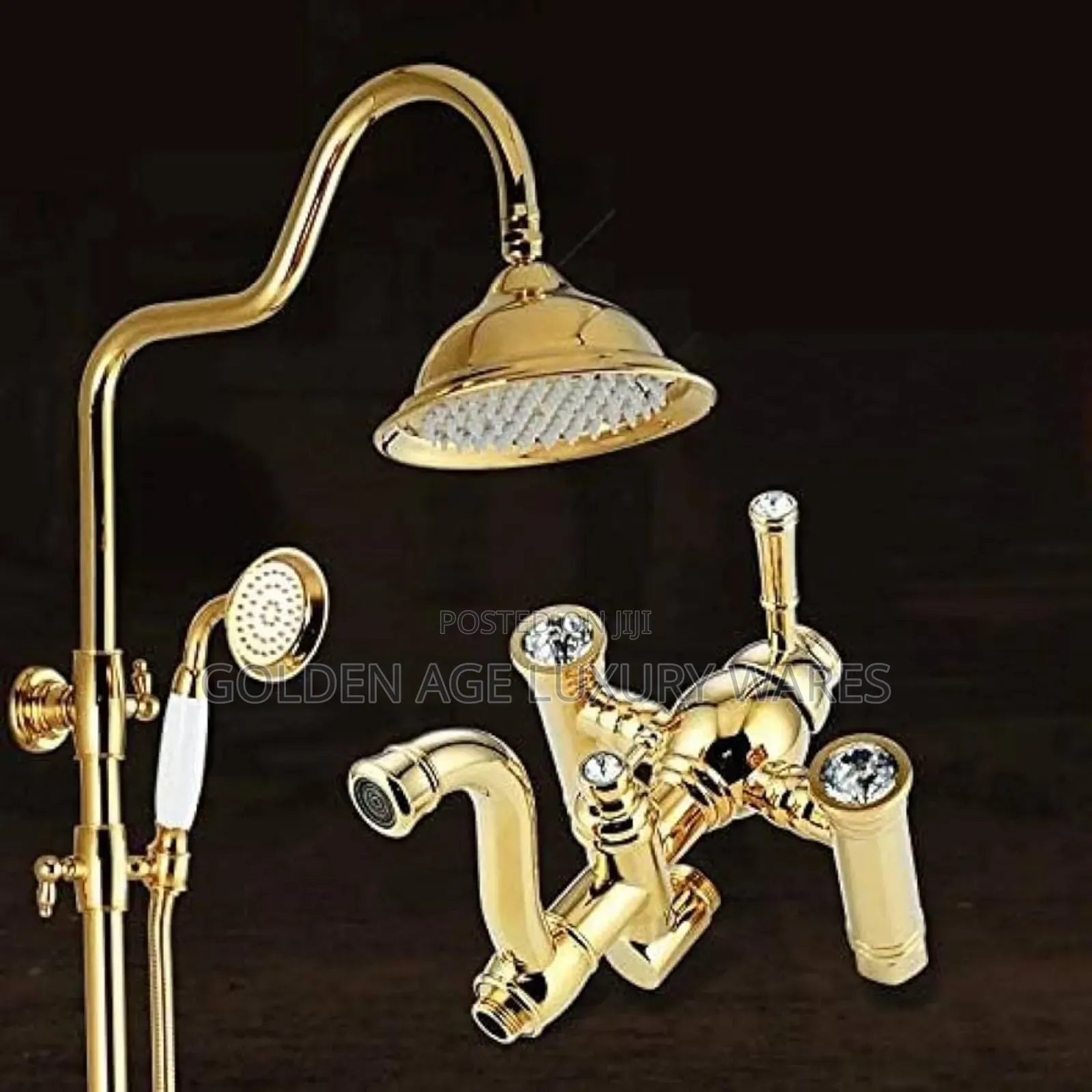 Gold Standing Shower 1a