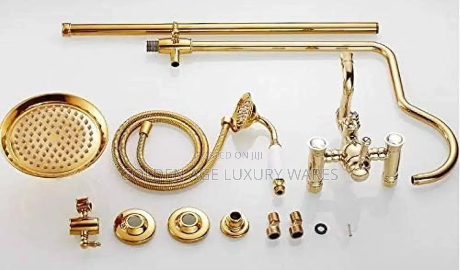 Gold Standing Shower 1a