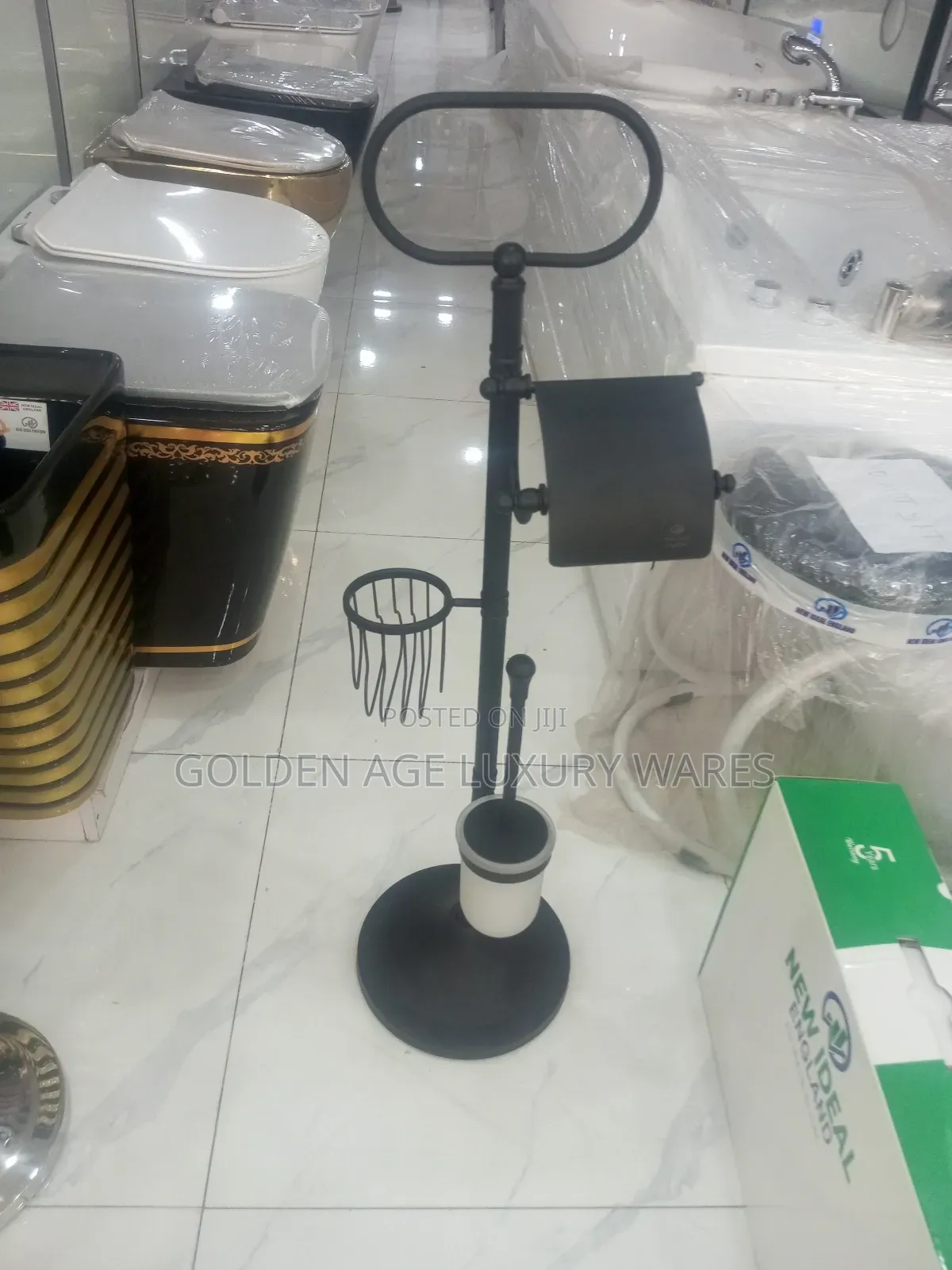 Black Toilet Brush Accessories